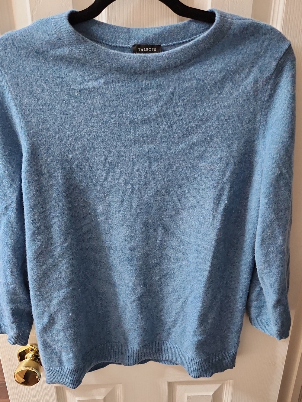 Talbots Sky Blue Scoop Neck Women's Sweater